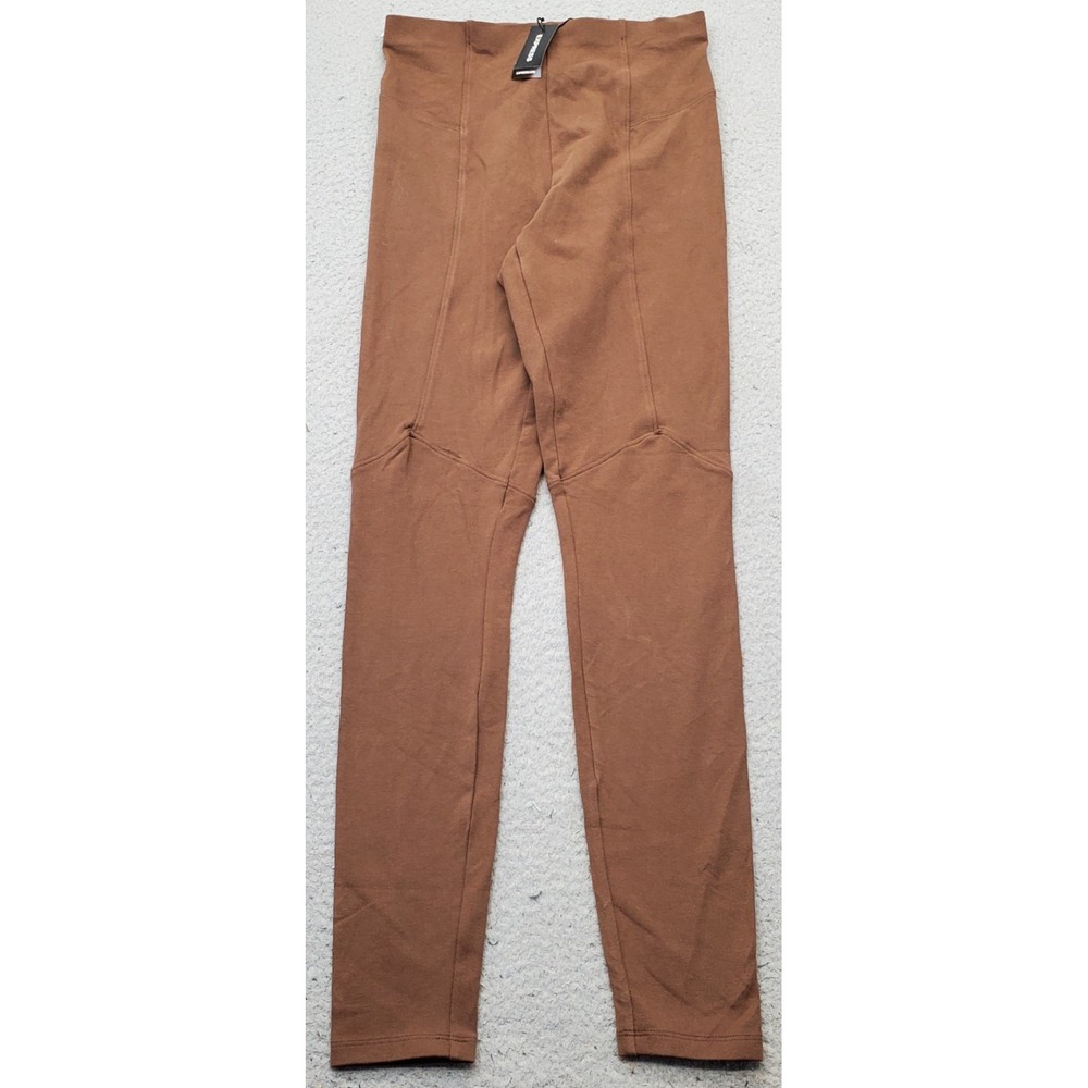 Express Active Leggings Womens XS Brown Stretch Athletic Gym Workout High Waist
